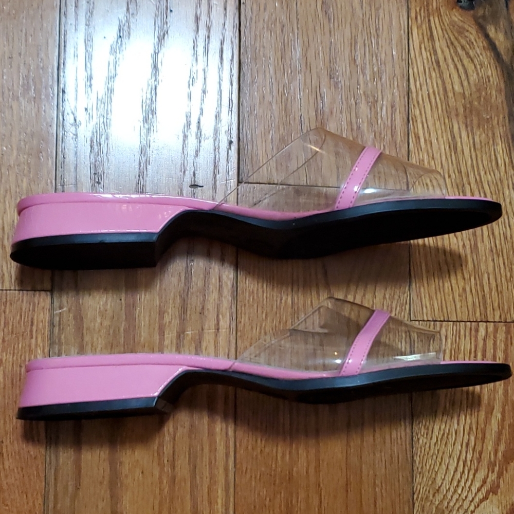 💗Vintage 90s Hot Pink Slides
